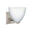 Besa Lighting Sasha Mini Sconce, Opal Matte, Satin Nickel Finish, 1x60W Incandescent 1WZ-757207-SN - alternate 1